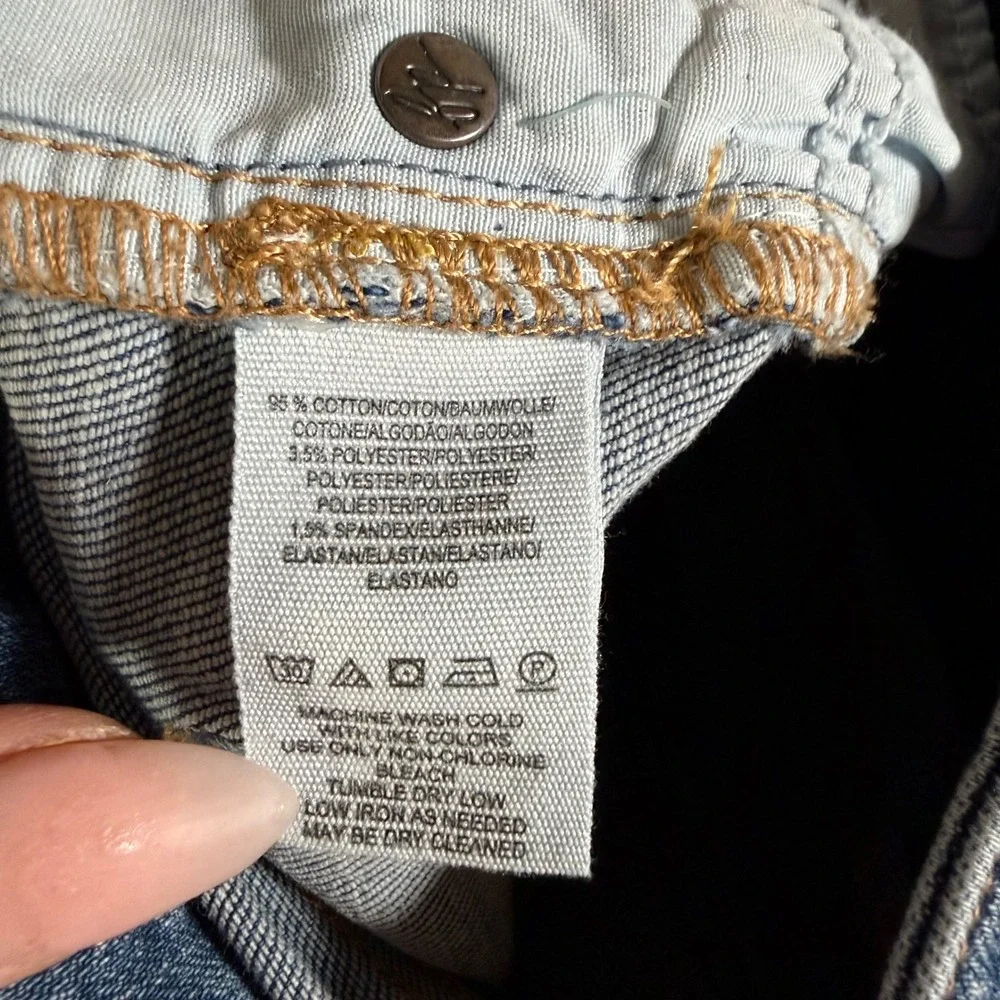 We The Free Free People Flare Jeans Medium Wash Denim Blue Size 30‎ Mid Rise